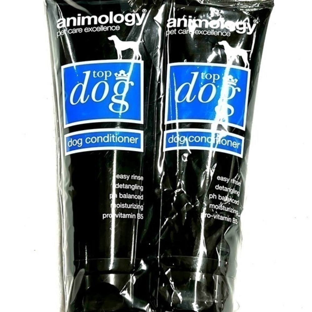 Animology top dog dog conditioner pack if 2 8.4oz bottles new